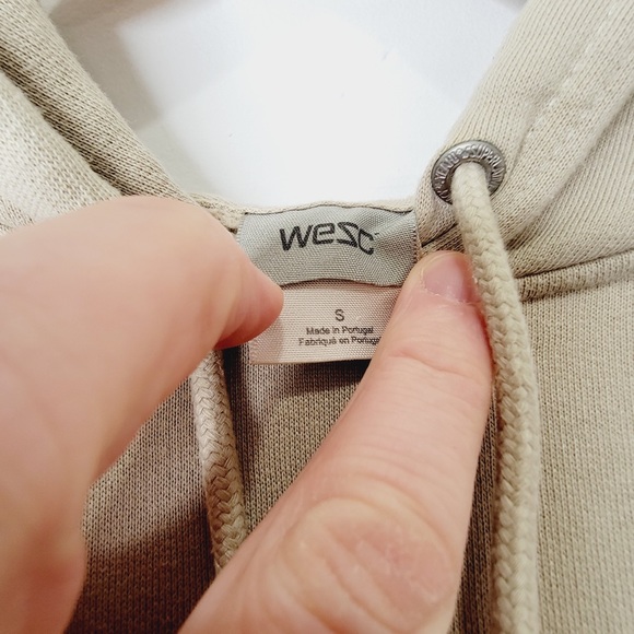 WESC Superlative Conspiracy Beige Hoodie - Picture 5 of 5